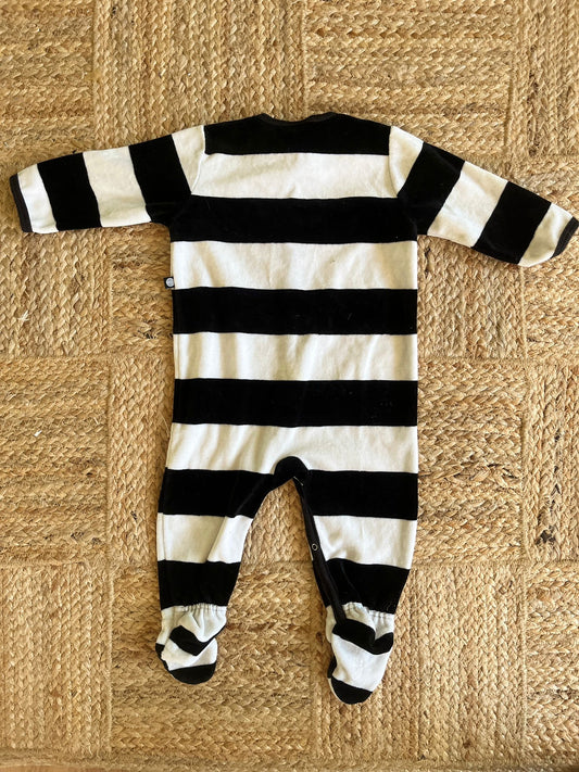 The Moonbeam Stripe Onesie