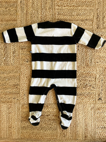 The Moonbeam Stripe Onesie
