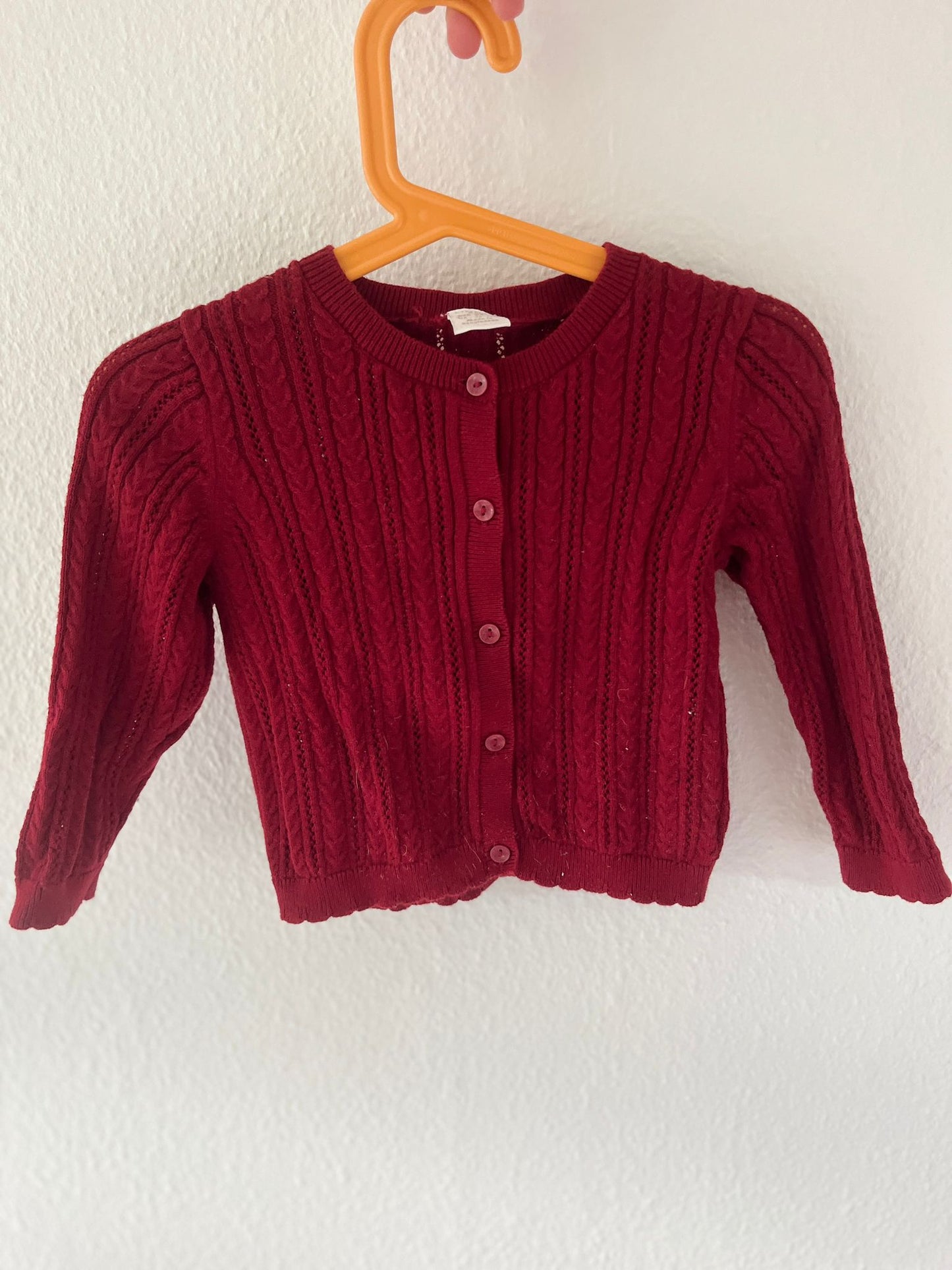 Little Bordeaux Cardigan