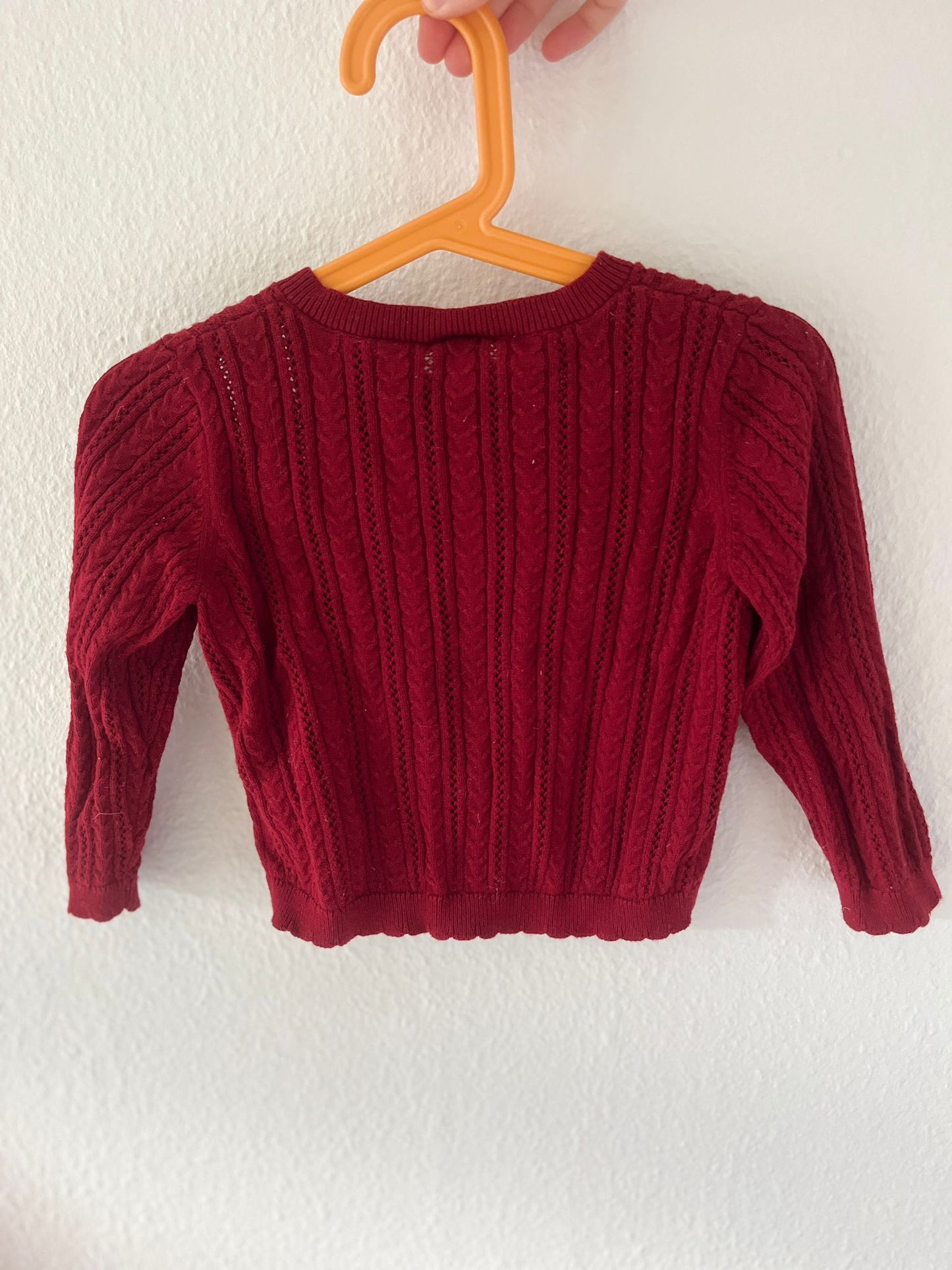 Little Bordeaux Cardigan